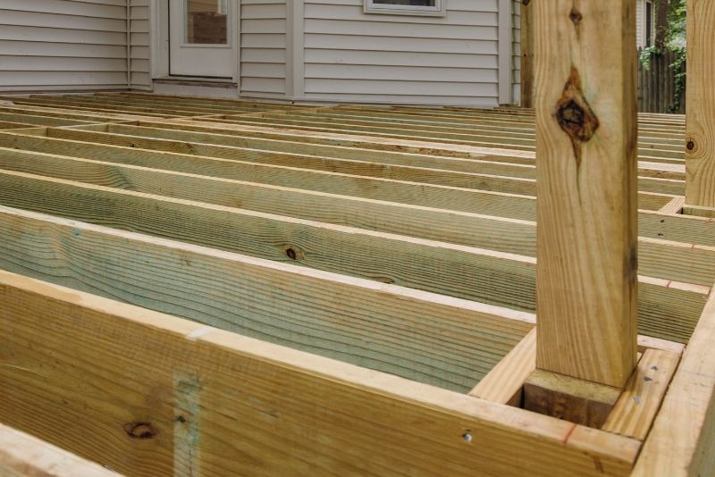 installation of timber decks